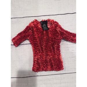 Vintage No Boundaries Popcorn Bubble Shirt Y2K